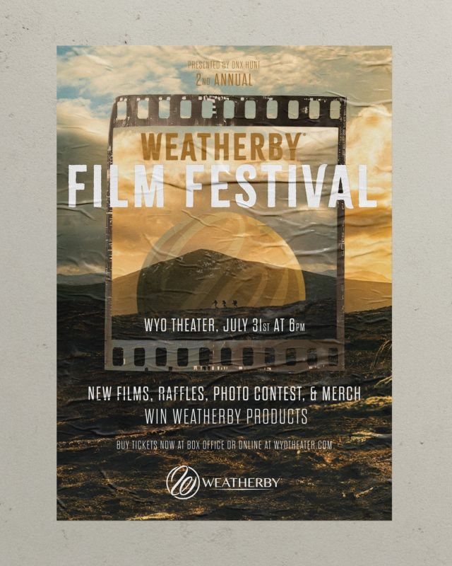 Mark your calendars and grab your tickets!Our second annual film festival is July 31st starting at 6 pm taking place in the heart of Downtown Sheridan at the WYO Theater! We'll be showing 4 unreleased films, have a variety of raffle prizes, and even guest appearances from @gethushinHead to the link in our bio to grab your tickets!💥 ATTENTION PHOTOGRAPHERS💥
We will also be holding a photo contest with 5 different categories! Attendance will not be required to win and each category winner will receive a $100 Weatherby gift card and the overall winner will receive an additional $400 Weatherby gift card!
- Trophy Image
- Wildlife Image
- Packout Image
- Adventure Image (does not need to be hunting related)
- Youth category (18 and under)
To submit your photos, click the link in our bio!#Weatherby #FilmFestival #Sheridan #Wyoming